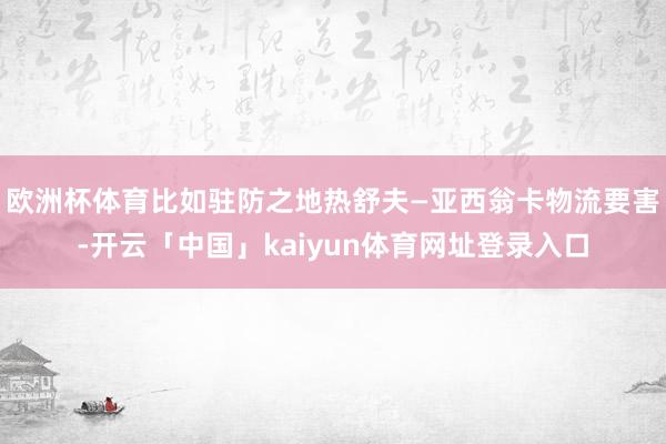 欧洲杯体育比如驻防之地热舒夫—亚西翁卡物流要害-开云「中国」kaiyun体育网址登录入口